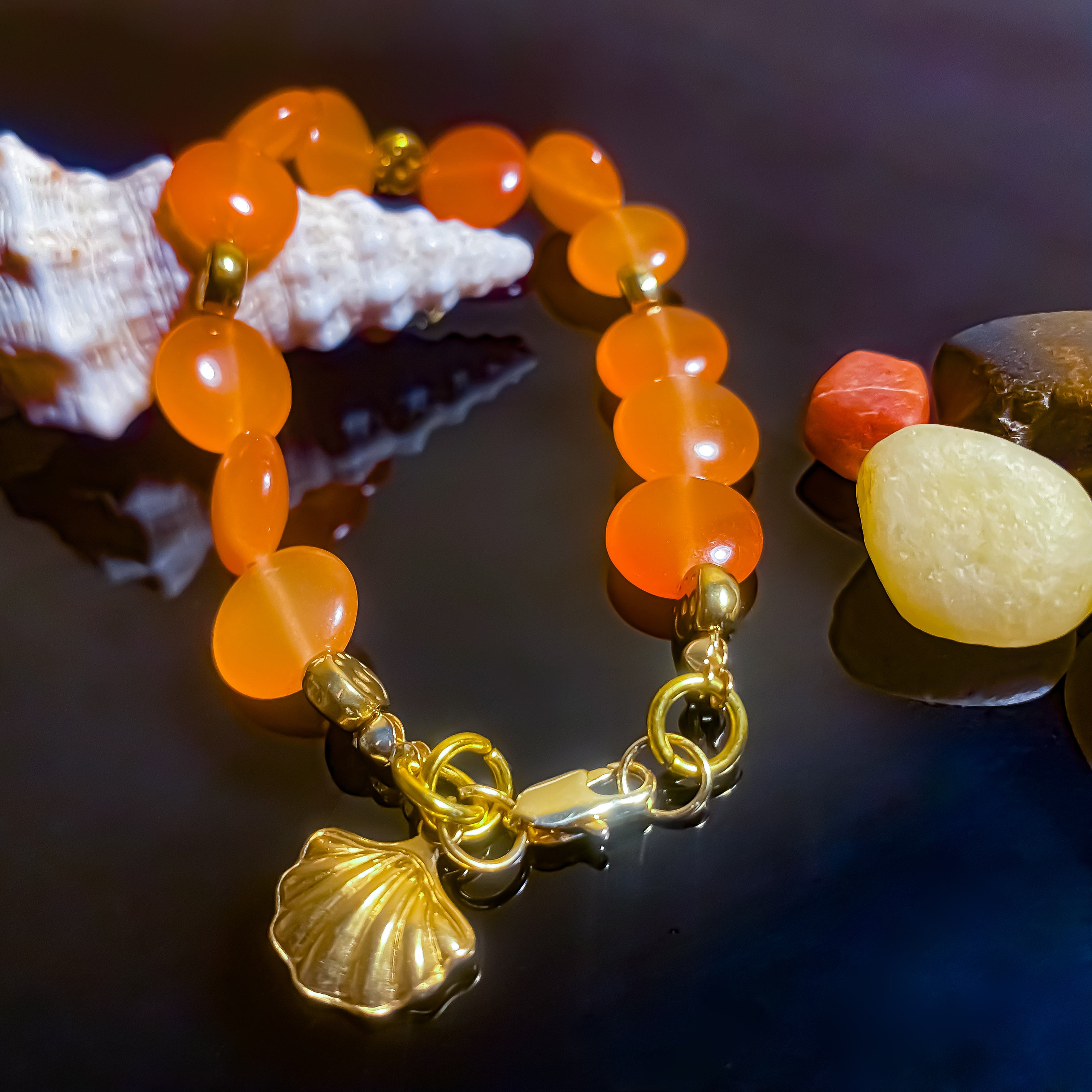 Orange Agate Bracelet - GAIA Global