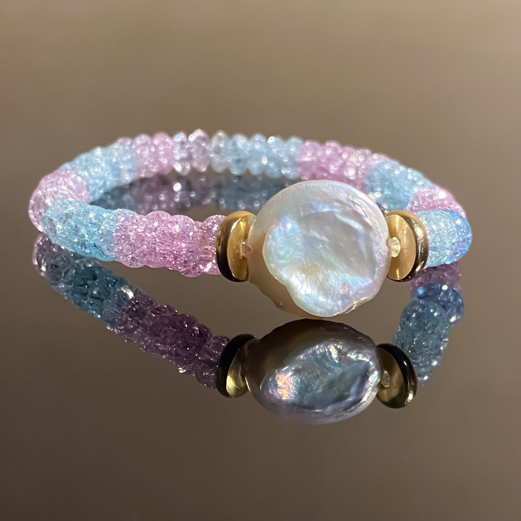 Crystal with Pearl Bracelet - GAIA Global
