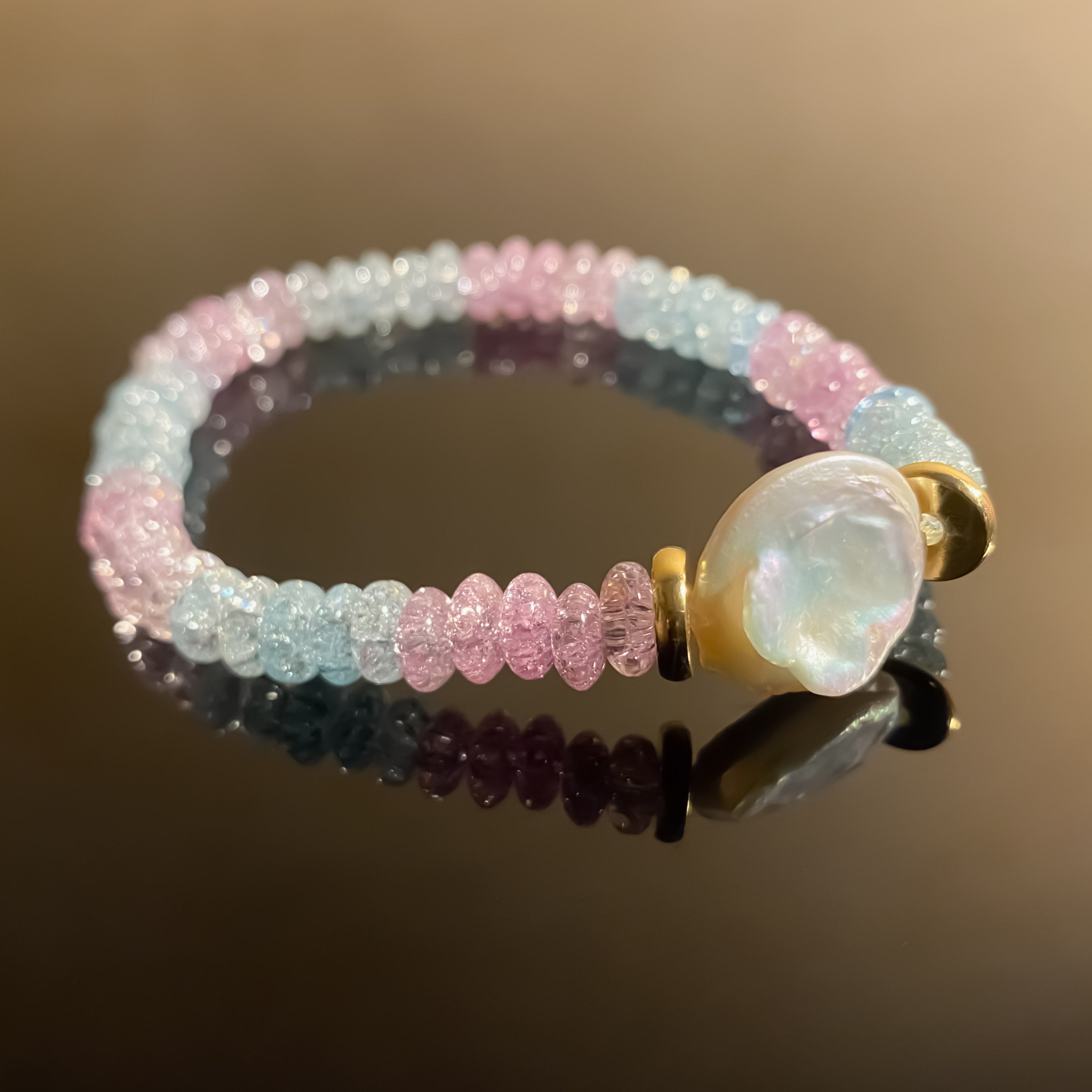 Crystal with Pearl Bracelet - GAIA Global