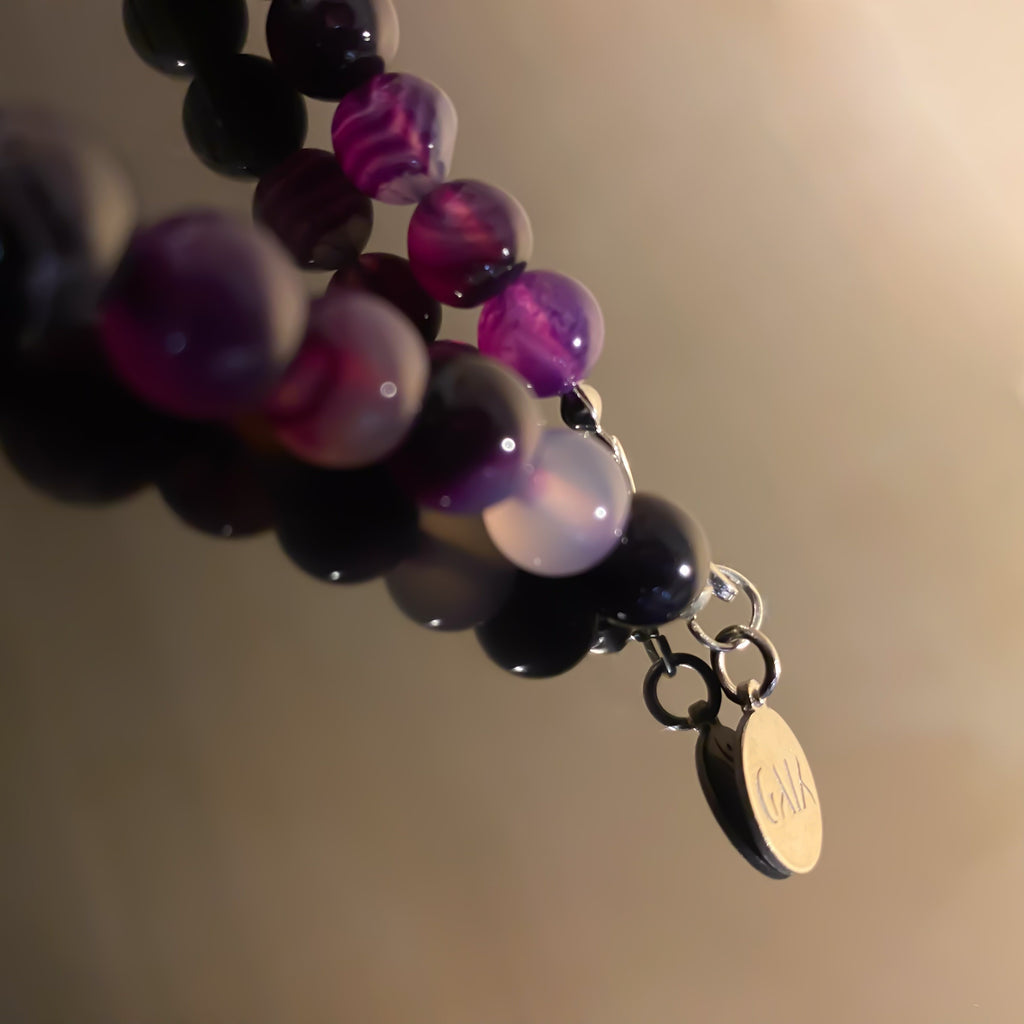 Agate Purple Necklace - GAIA Global
