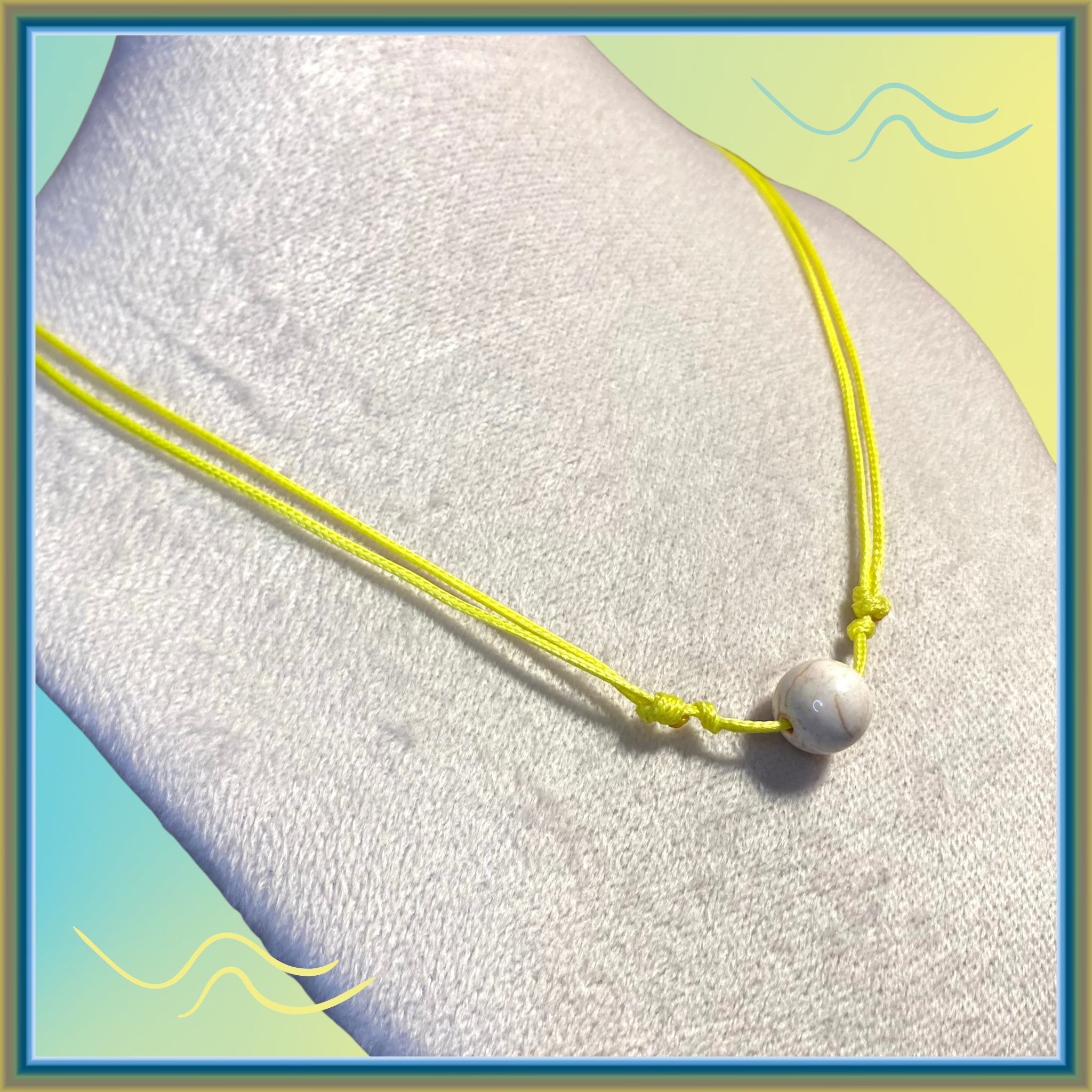 Karma Necklace (Yellow&Howlite) - GAIA Global