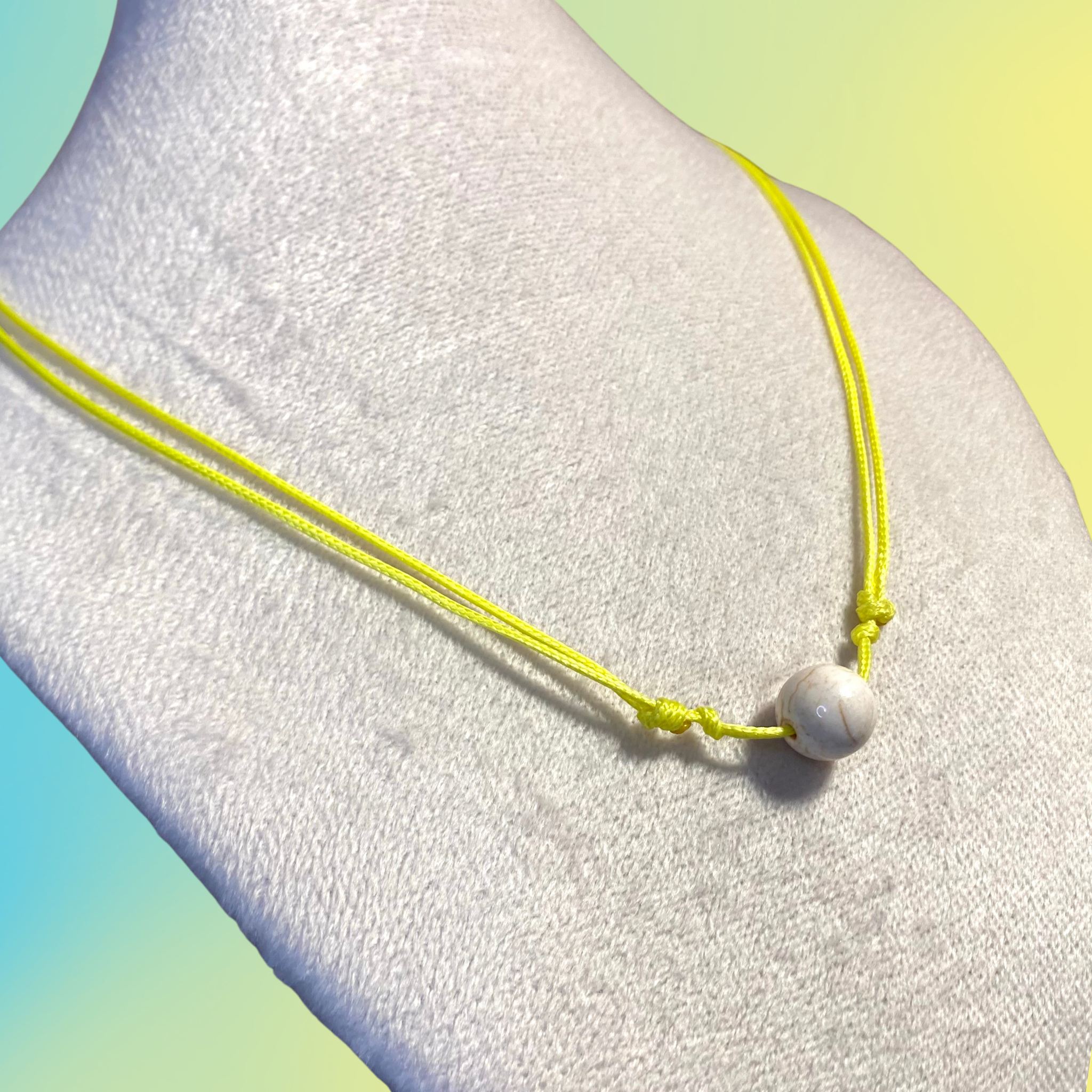 Karma Necklace (Yellow&Howlite) - GAIA Global