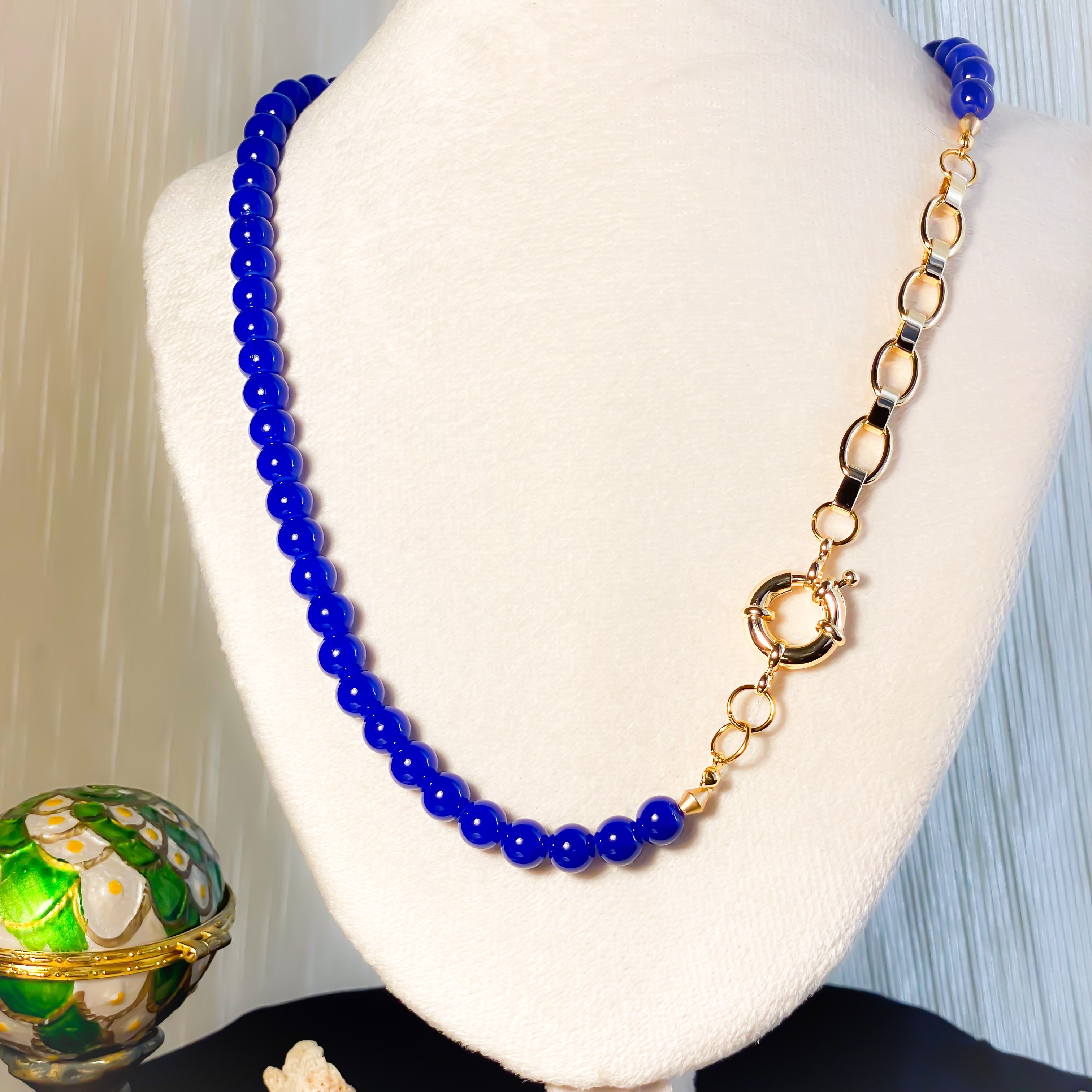 Blue Agate Necklace - GAIA Global