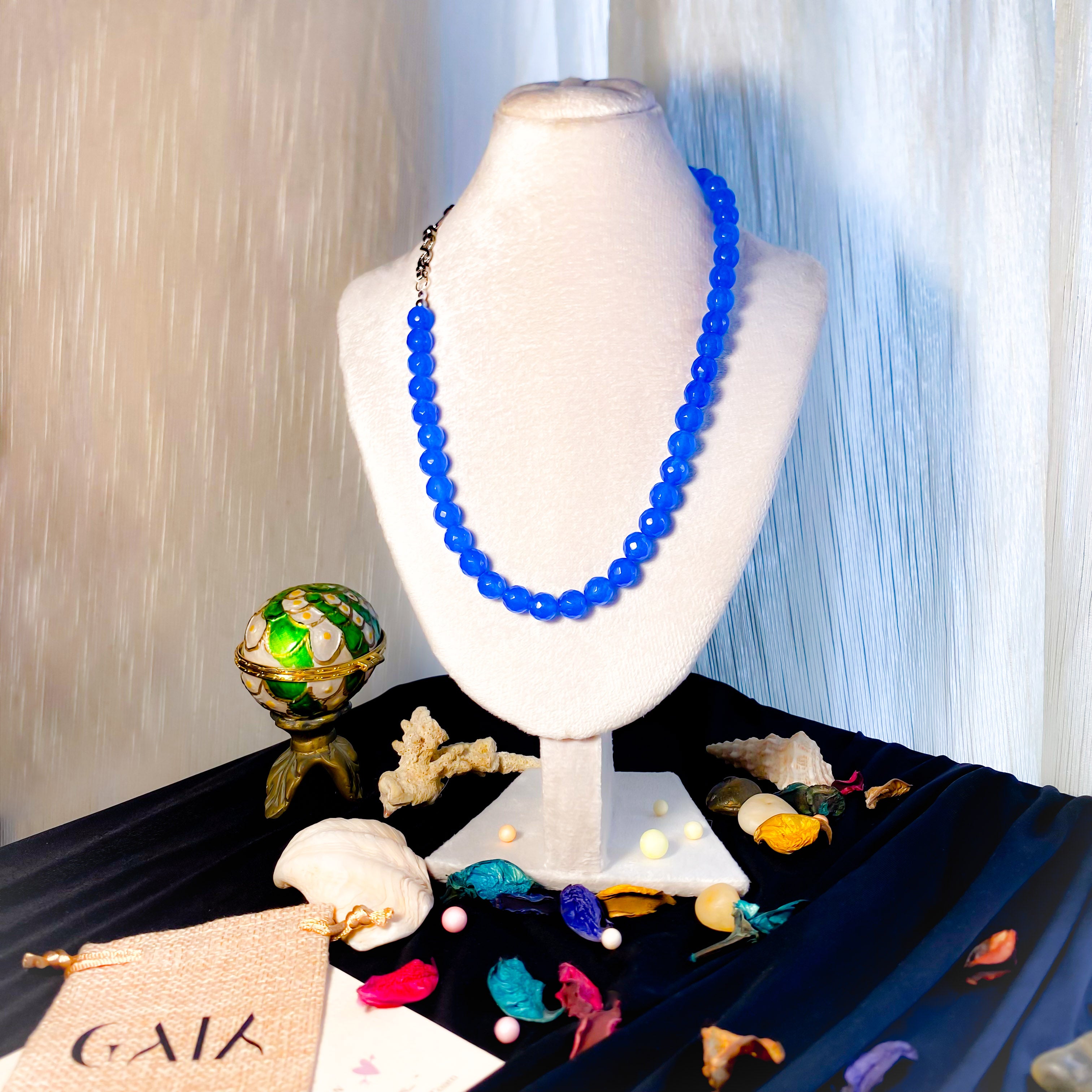 Blue Agate Necklace - GAIA Global