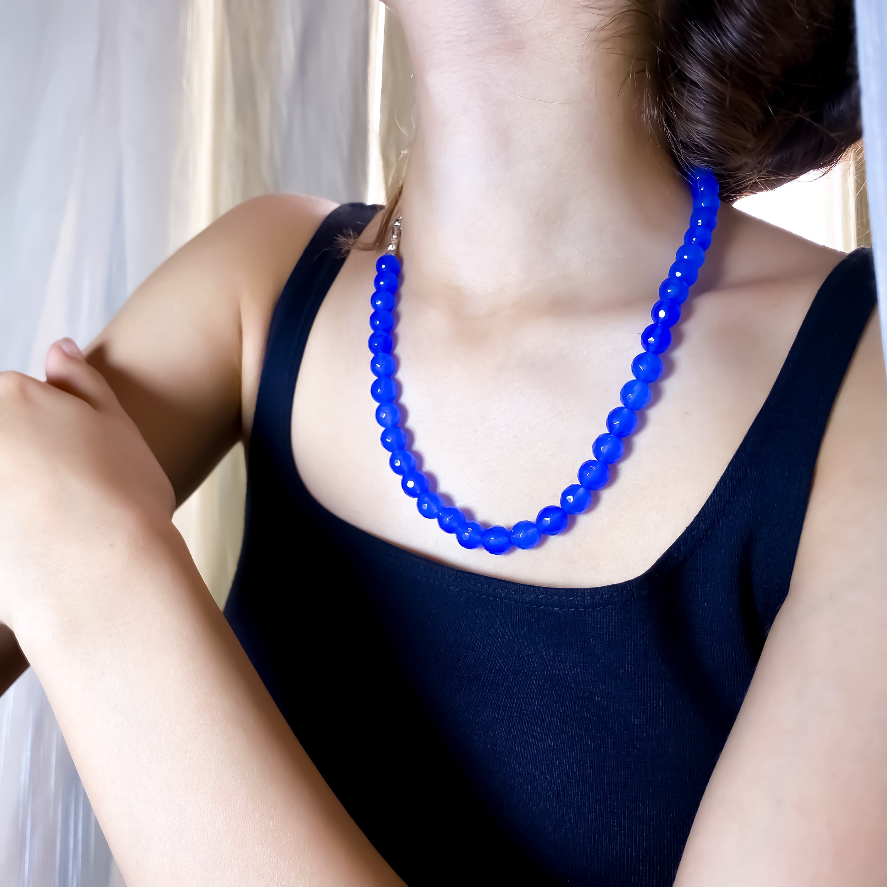 Blue Agate Necklace - GAIA Global