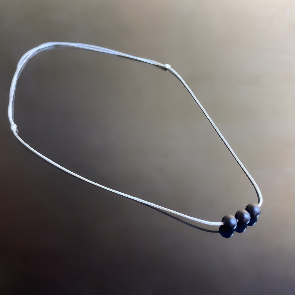 Karma 2.0 Necklace (White&Agate)