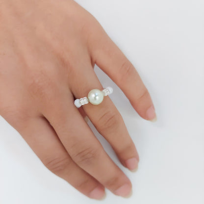 White Ring - GAIA - Jewellery Store