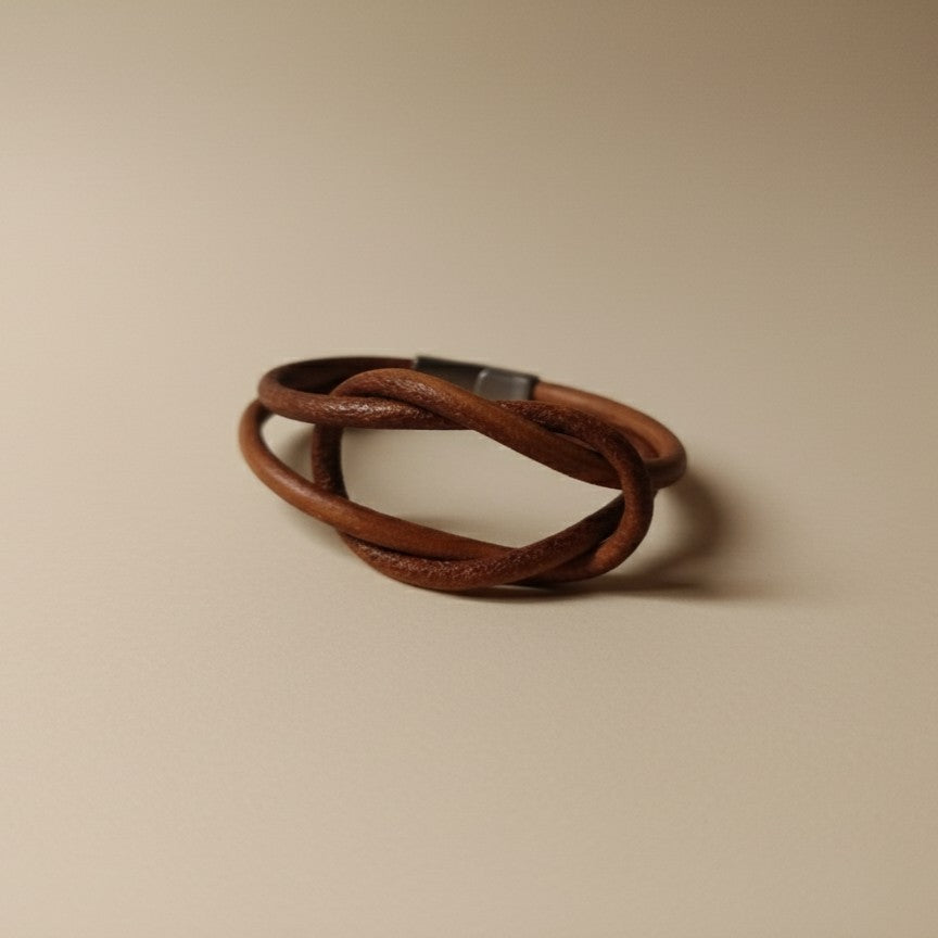 Luck knot Leather Bracelet