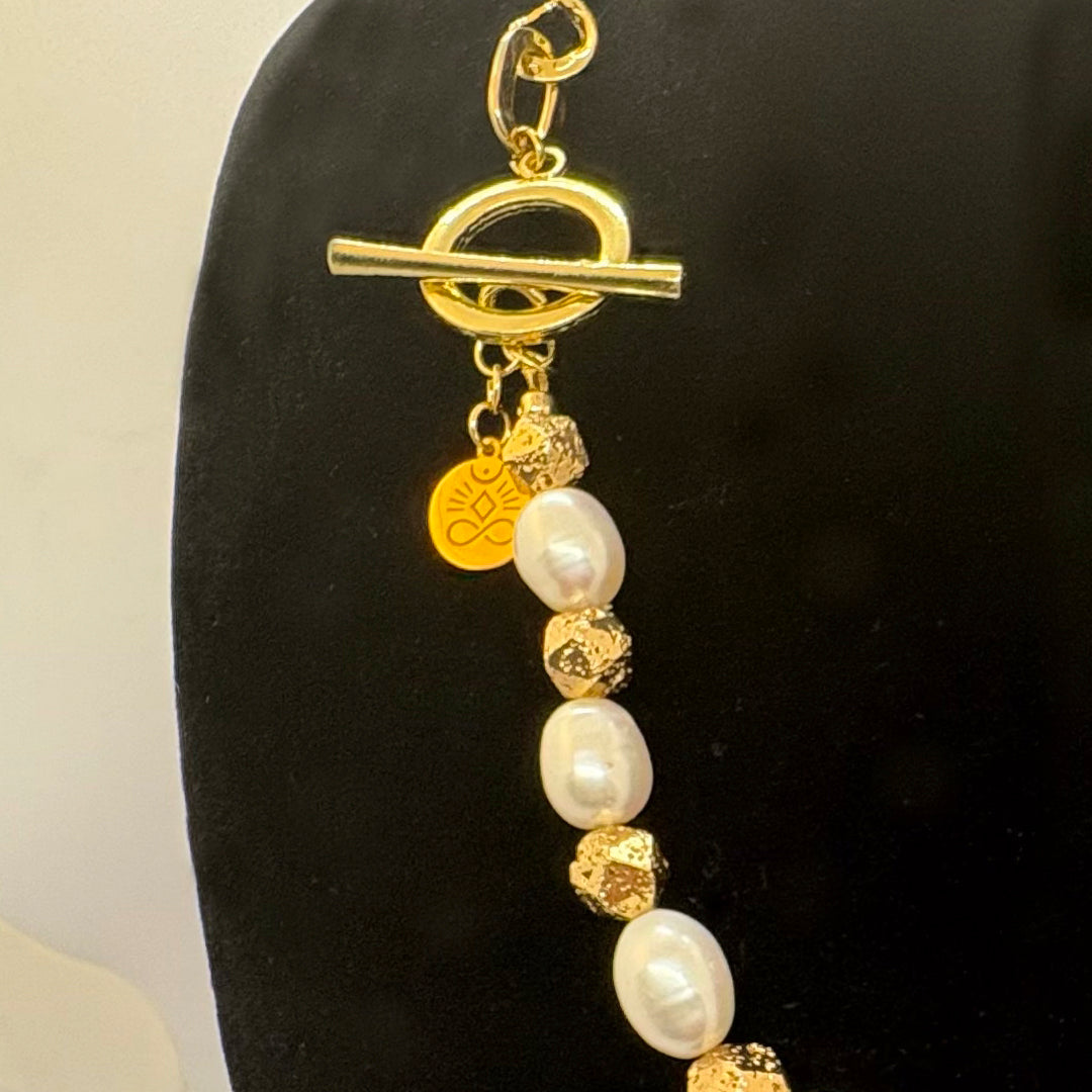 Golden Pearl Necklace - GAIA Global
