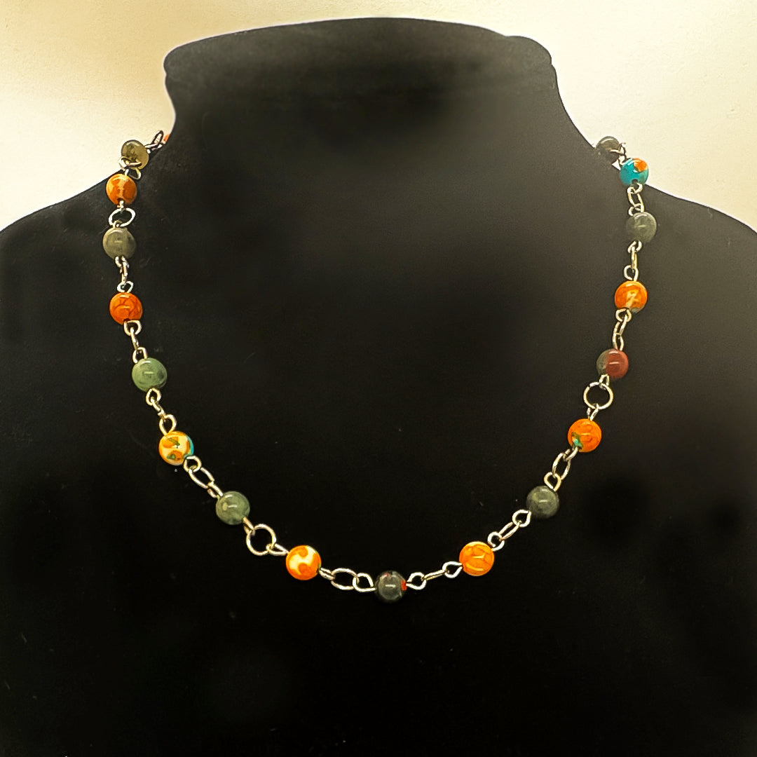 Orange Rainbow Necklace - GAIA