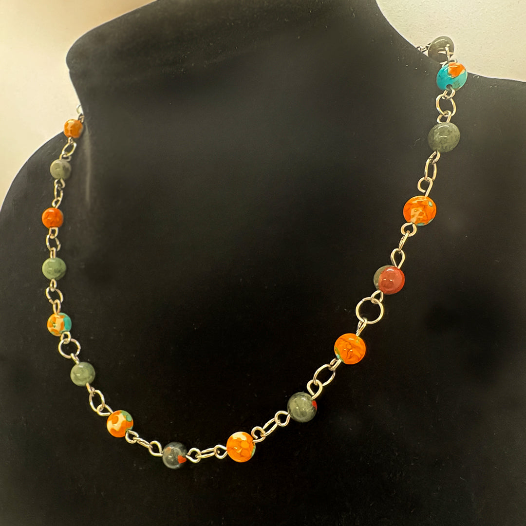 Orange Rainbow Necklace - GAIA