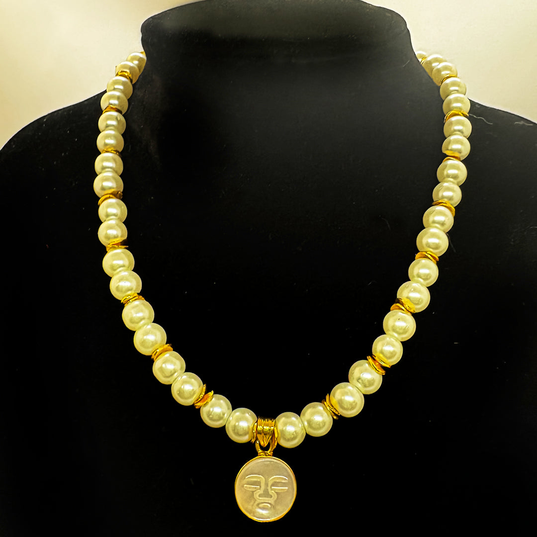 Glass Pearl Necklace - GAIA