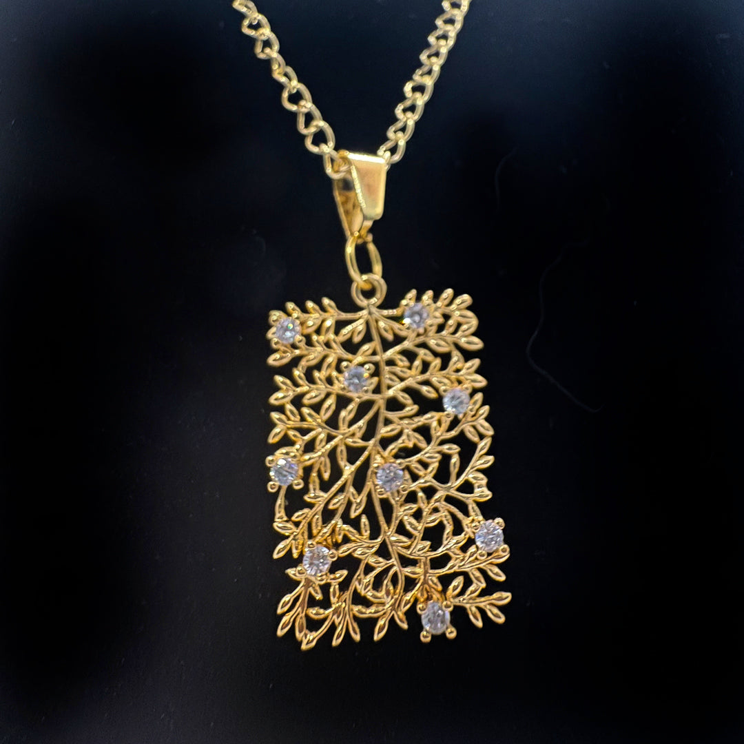 Gold Tree Necklace