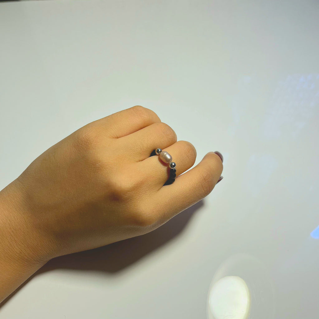 Pink Pearl Ring