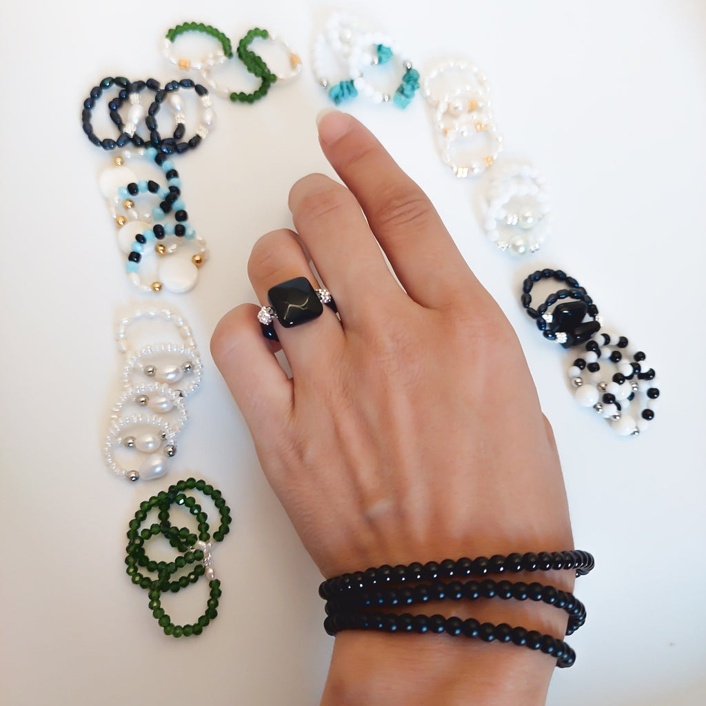 Square Onyx Ring
