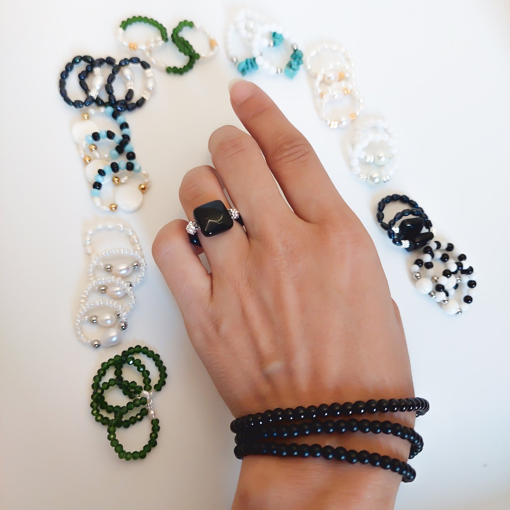 Square Onyx Ring