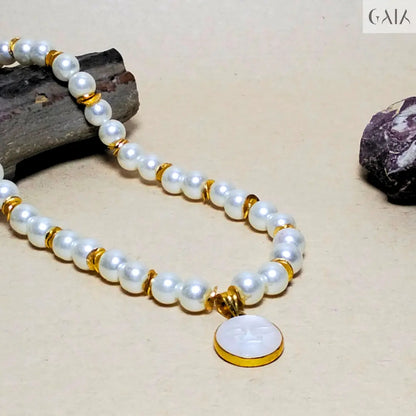 Glass Pearl Necklace GAIA  Necklace GAIA