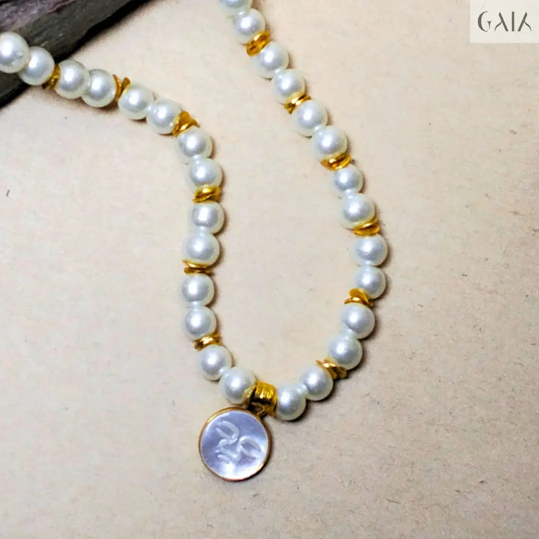 Glass Pearl Necklace GAIA  Necklace GAIA