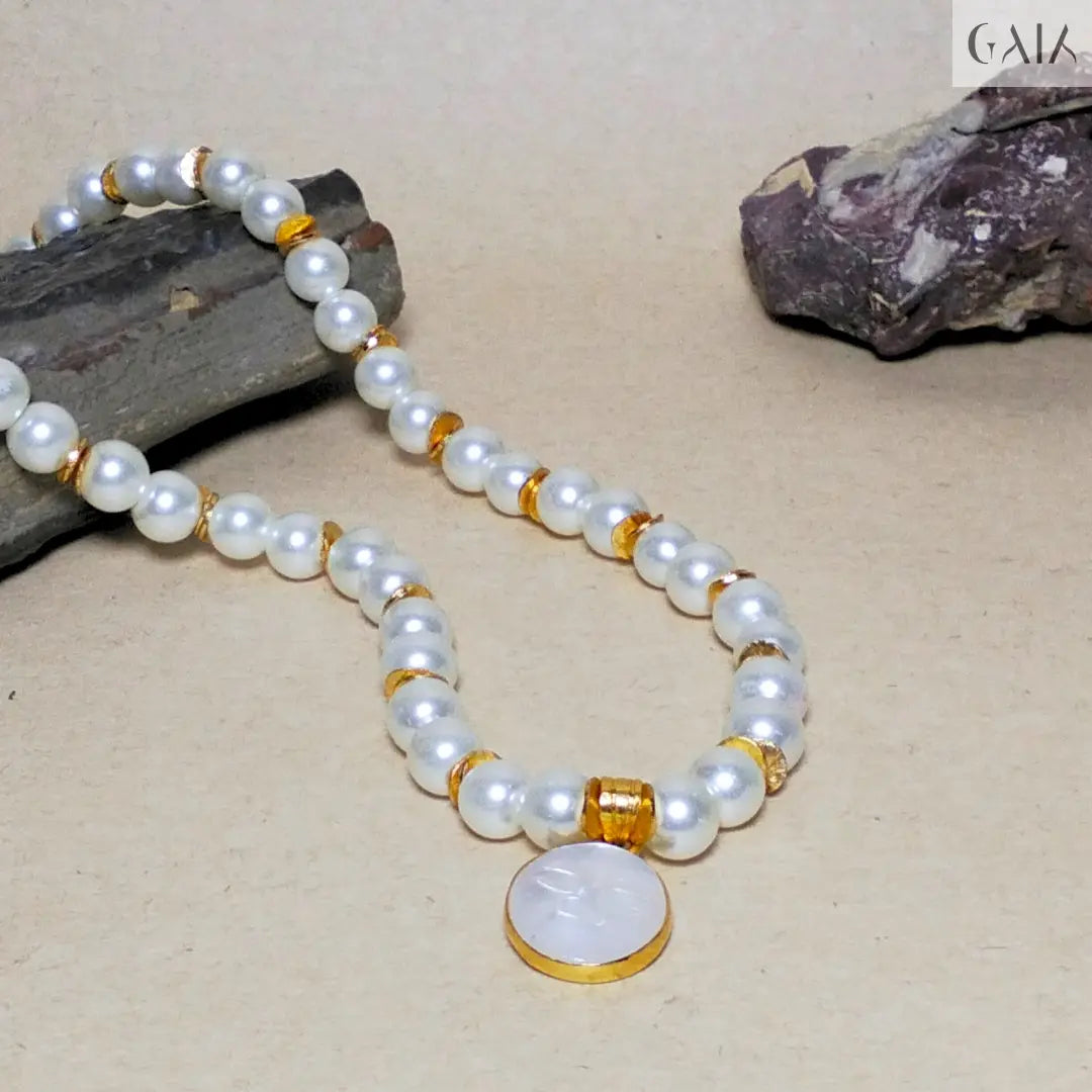 Glass Pearl Necklace - GAIA - Jewellery Store