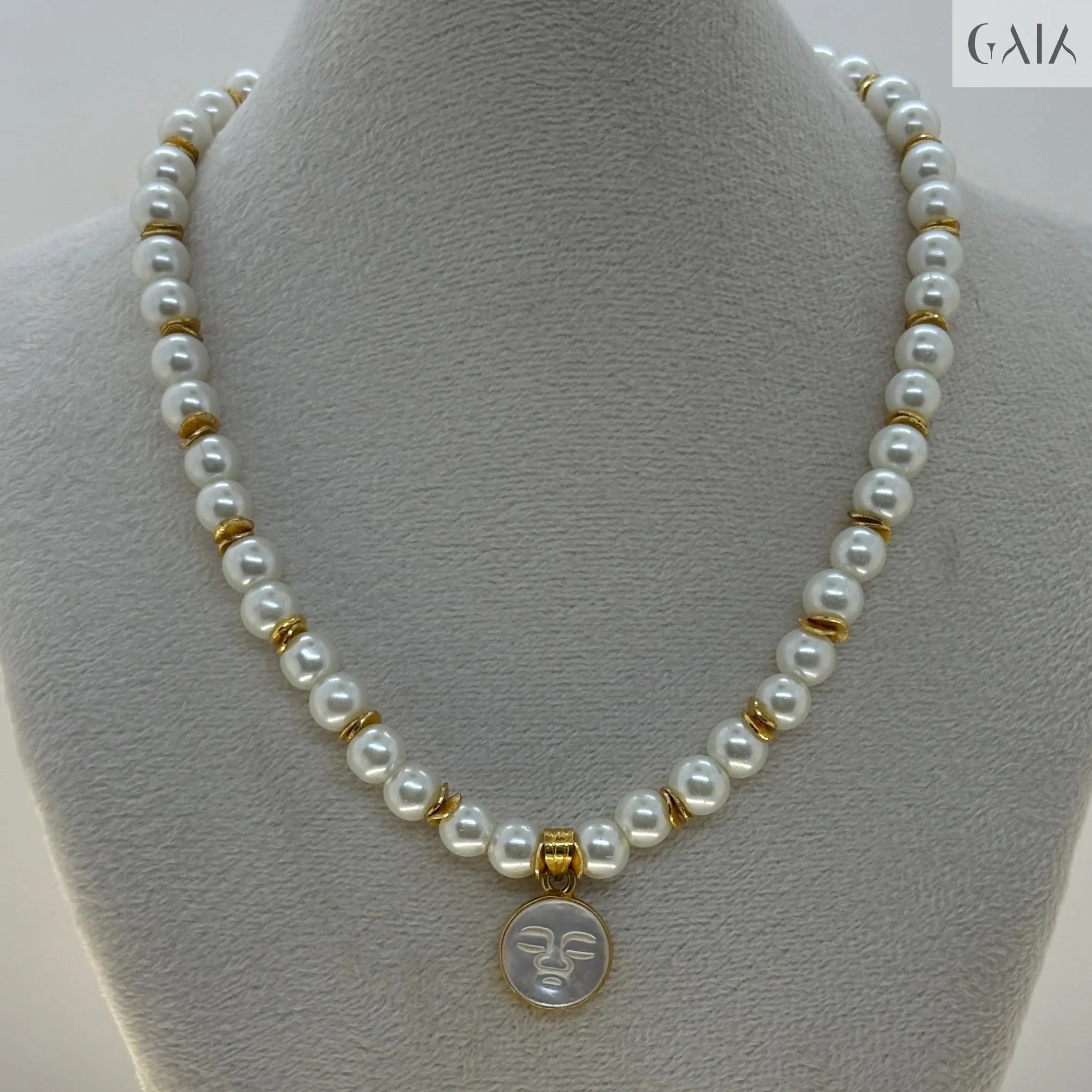 Glass Pearl Necklace - GAIA - Jewellery Store