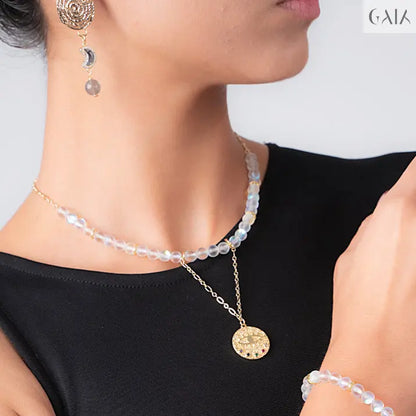 Gold Eye Necklace - GAIA - Jewellery Store