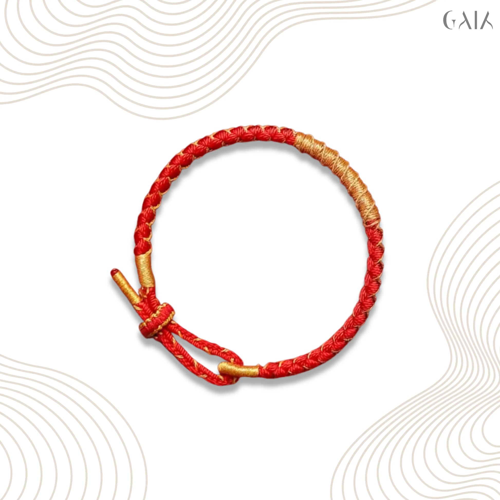 Golden Red Bracelet - GAIA - Jewellery Store