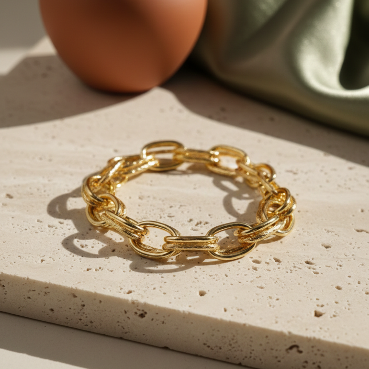 Golden Links Bracelet