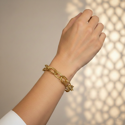 Golden Links Bracelet