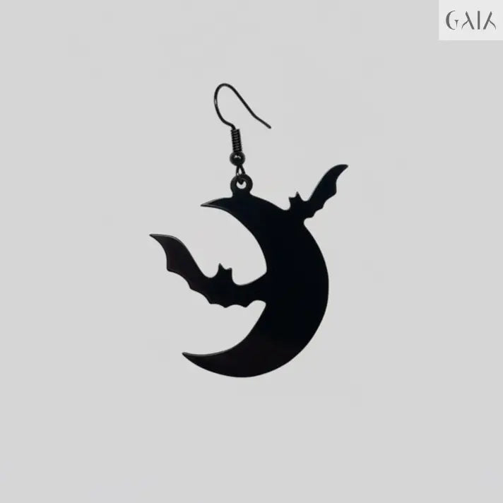 Gothic Moon Earrings - GAIA - Jewellery Store