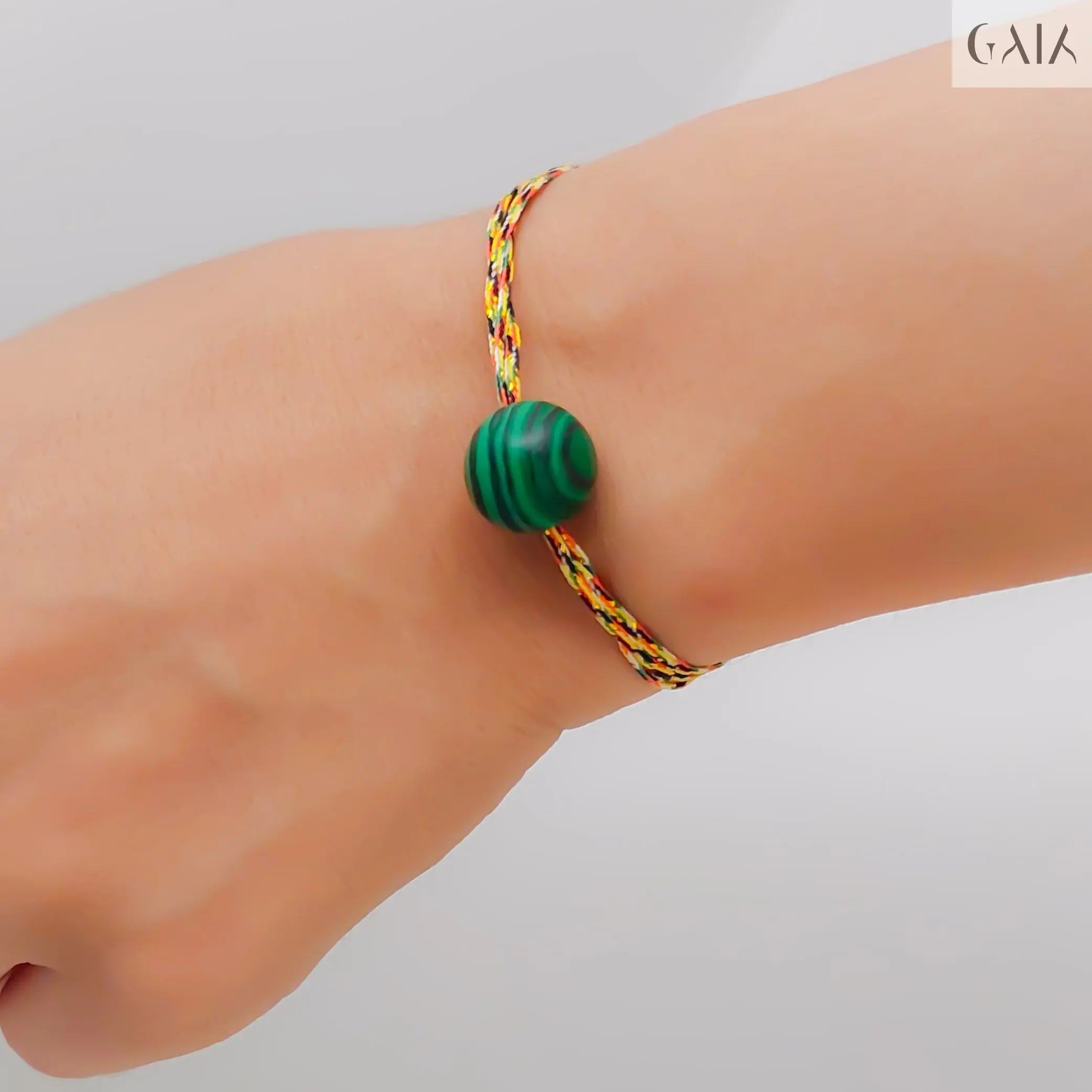 Green Malachite Bracelet GAIA  bracelet GAIA