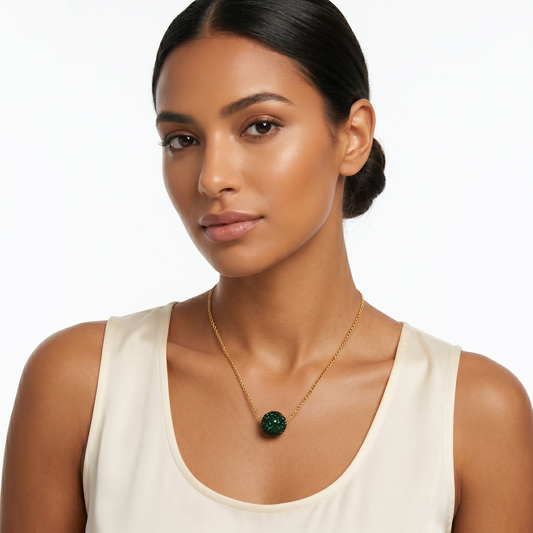 Green Dome Necklace