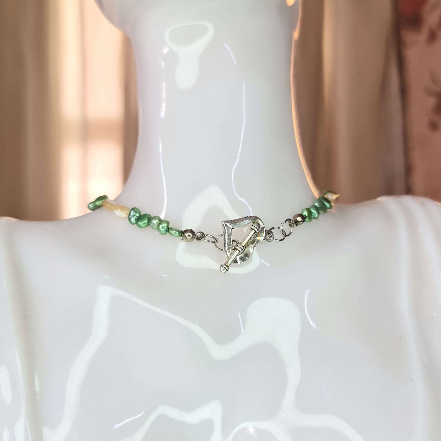 Green Pearl Necklace
