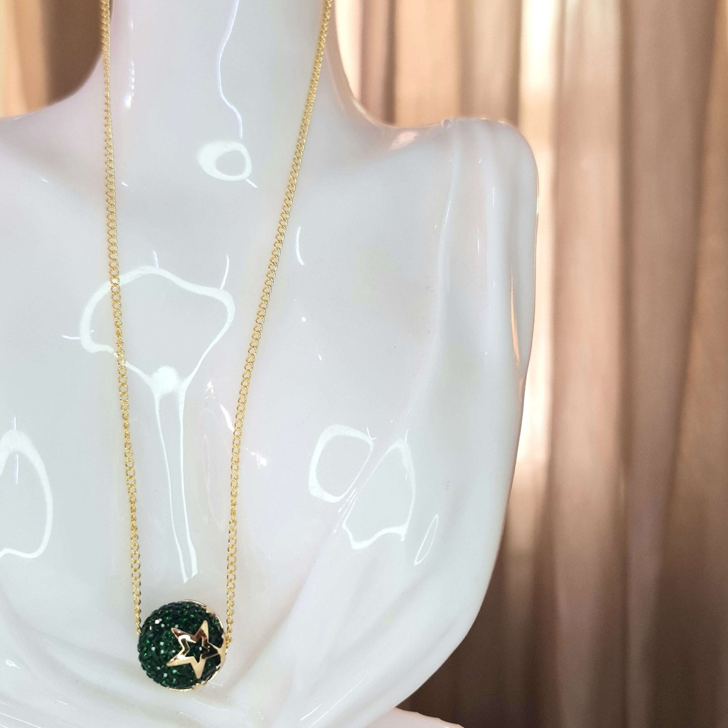 Green Star Necklace