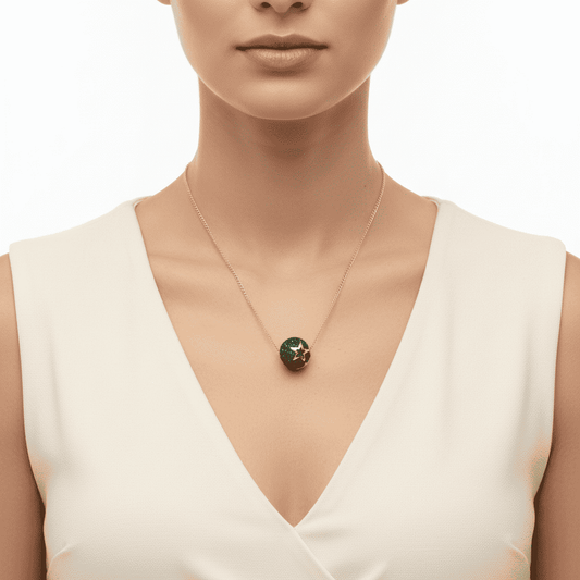 Green Star Necklace