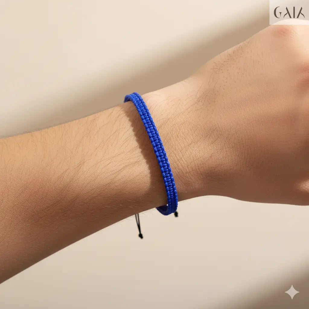 Handwoven Blue Bracelet Jewelry Designers  bracelet GAIA
