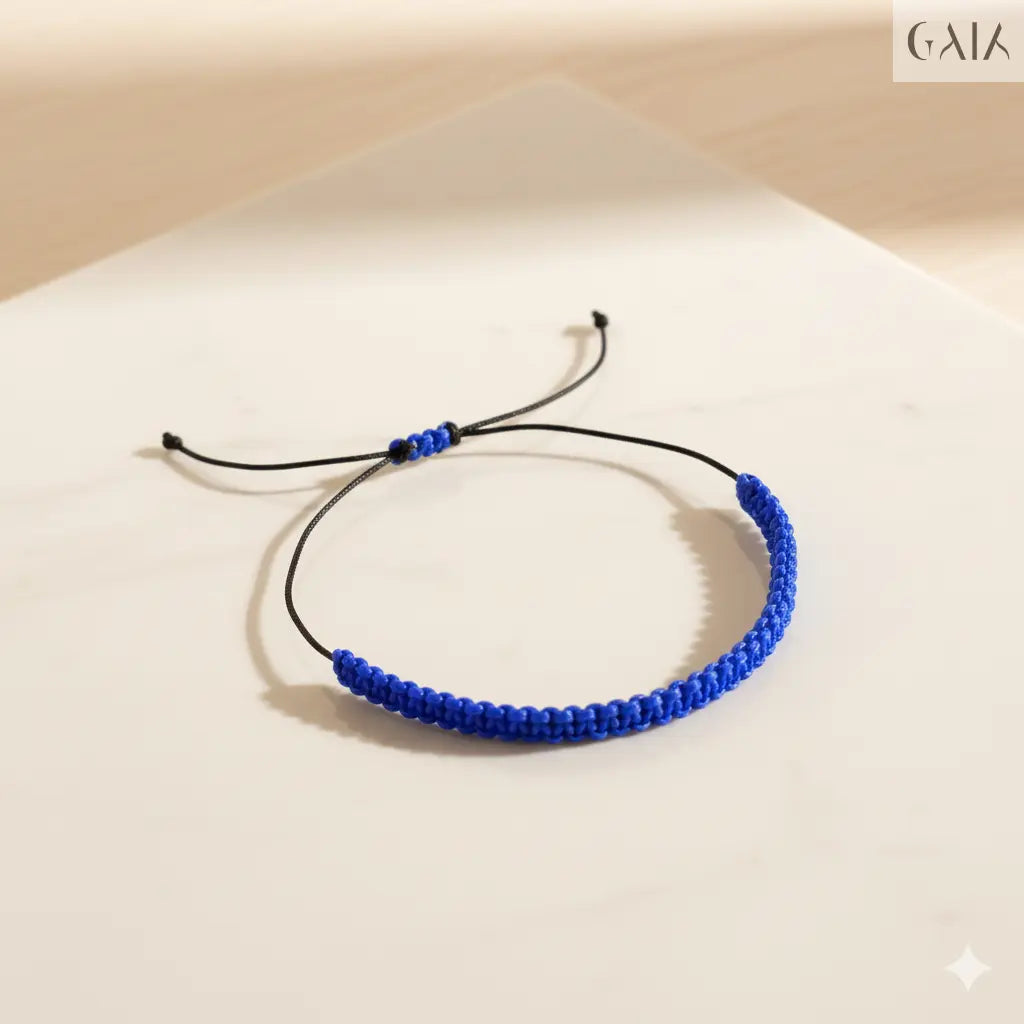 Handwoven Blue Bracelet Jewelry Designers  bracelet GAIA