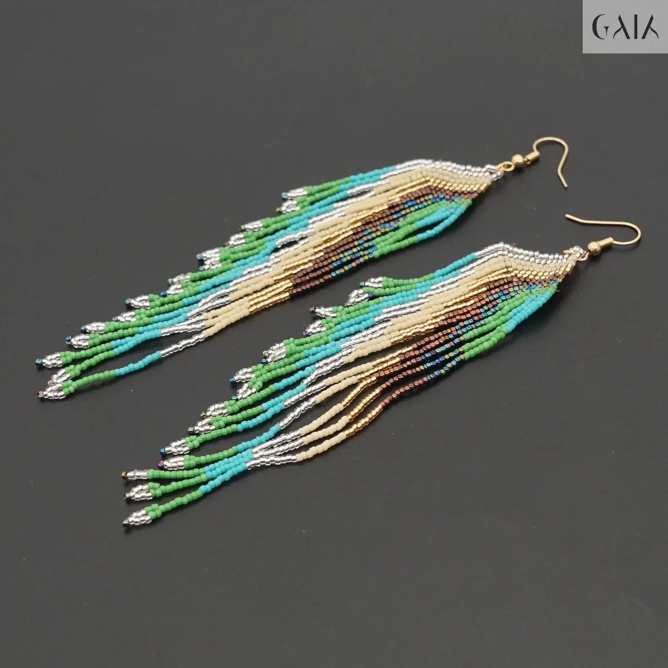 Handwoven Feather Earrings Jewelry Designers  Earing GAIA