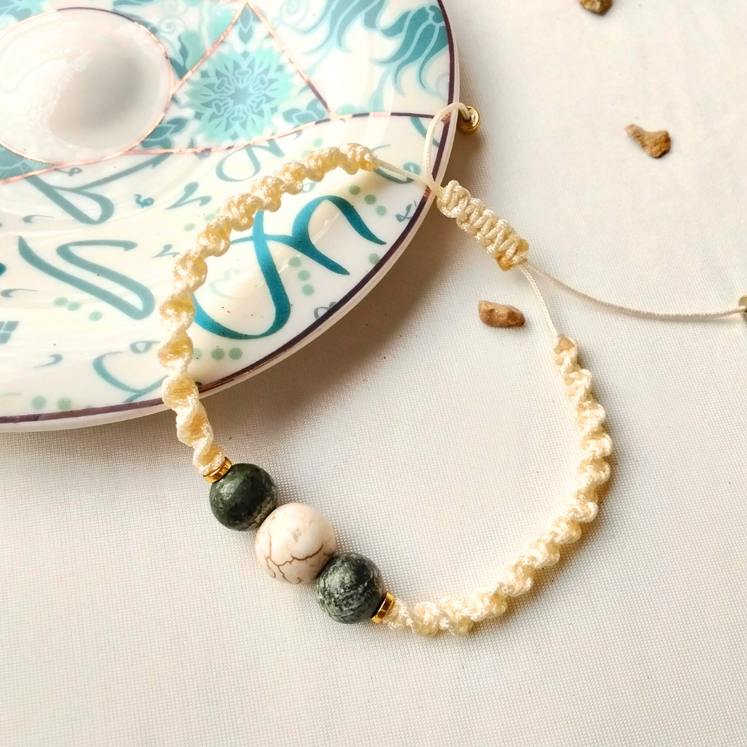 Howlite & Jasper bracelet