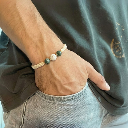 Howlite & Jasper bracelet