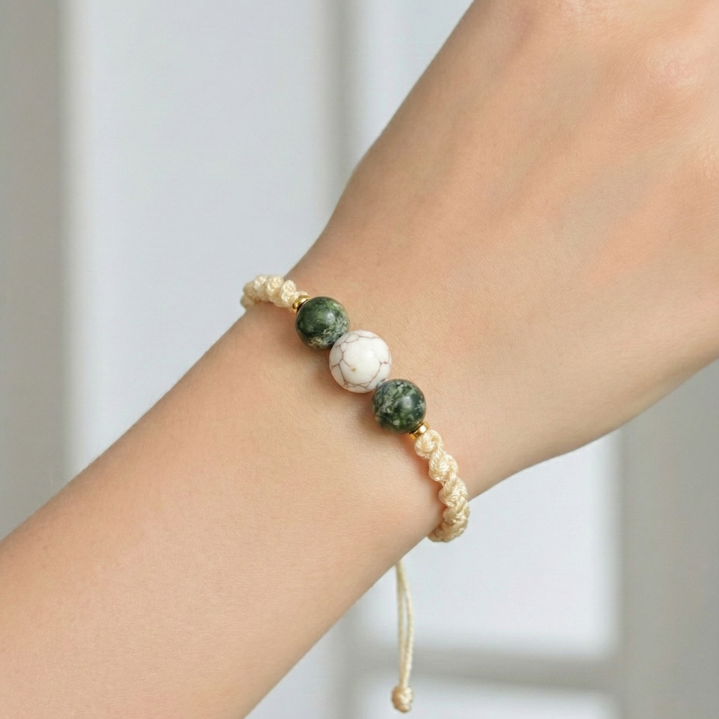 Howlite & Jasper bracelet