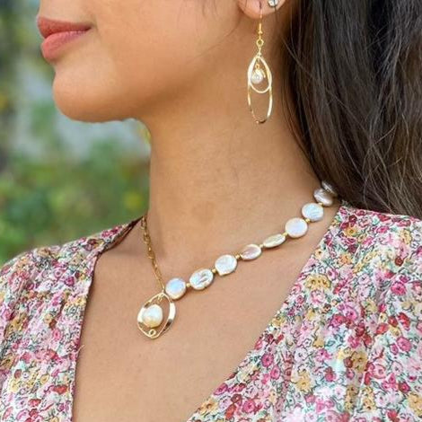 Natural Pearl Earrings - GAIA Global