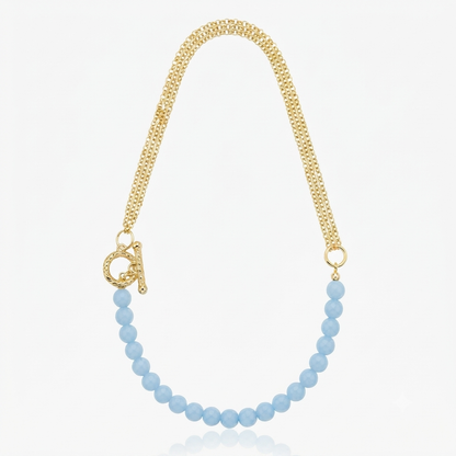 The Azure Horizon Toggle Necklace