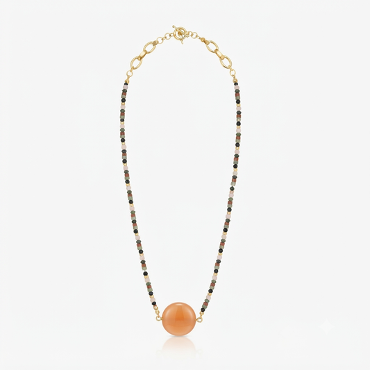 Earth-Core Pendant Necklace