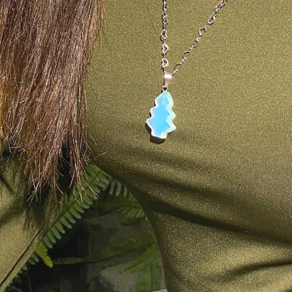 Elegant White Moonstone Necklace for Timeless Style - GAIA
