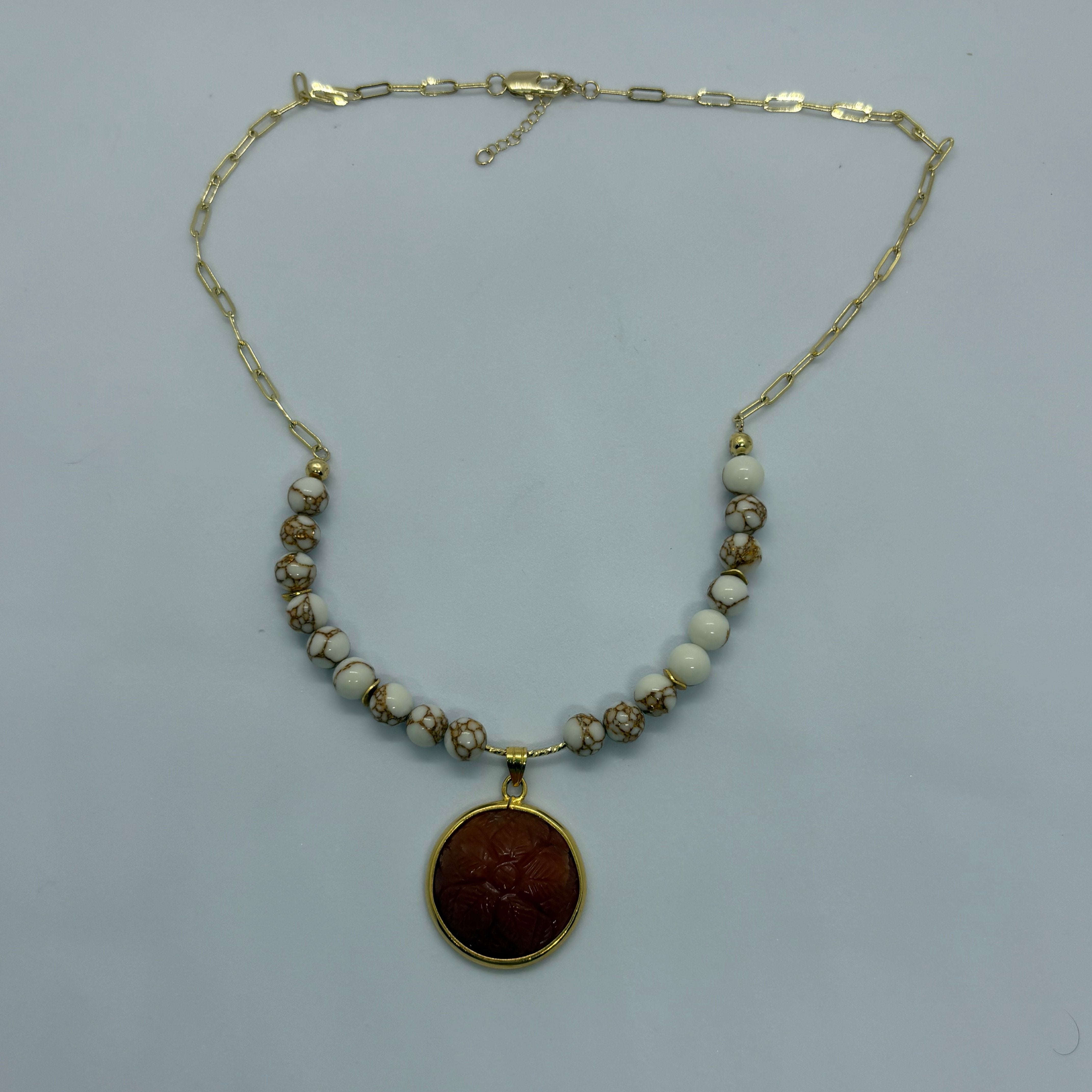 Flower Drop Necklace - GAIA