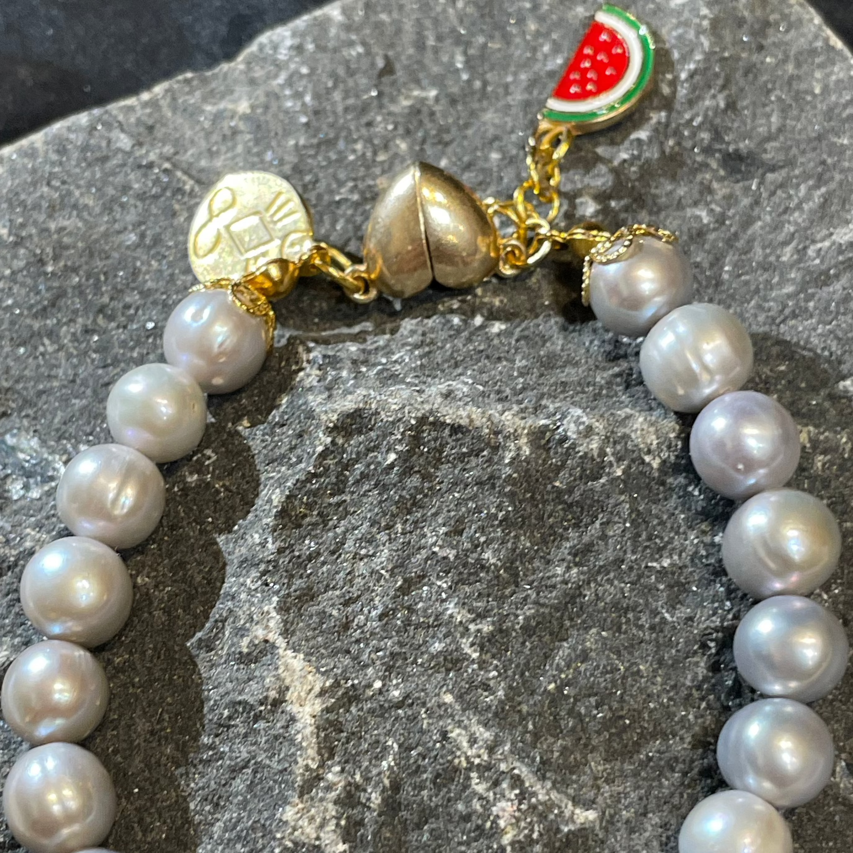 Silver Pearl Bracelet