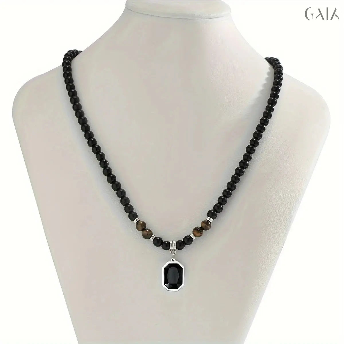 In Black Necklace Jewelry Designers  Necklace GAIA