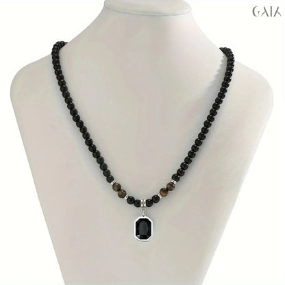 In Black Necklace Jewelry Designers  Necklace GAIA