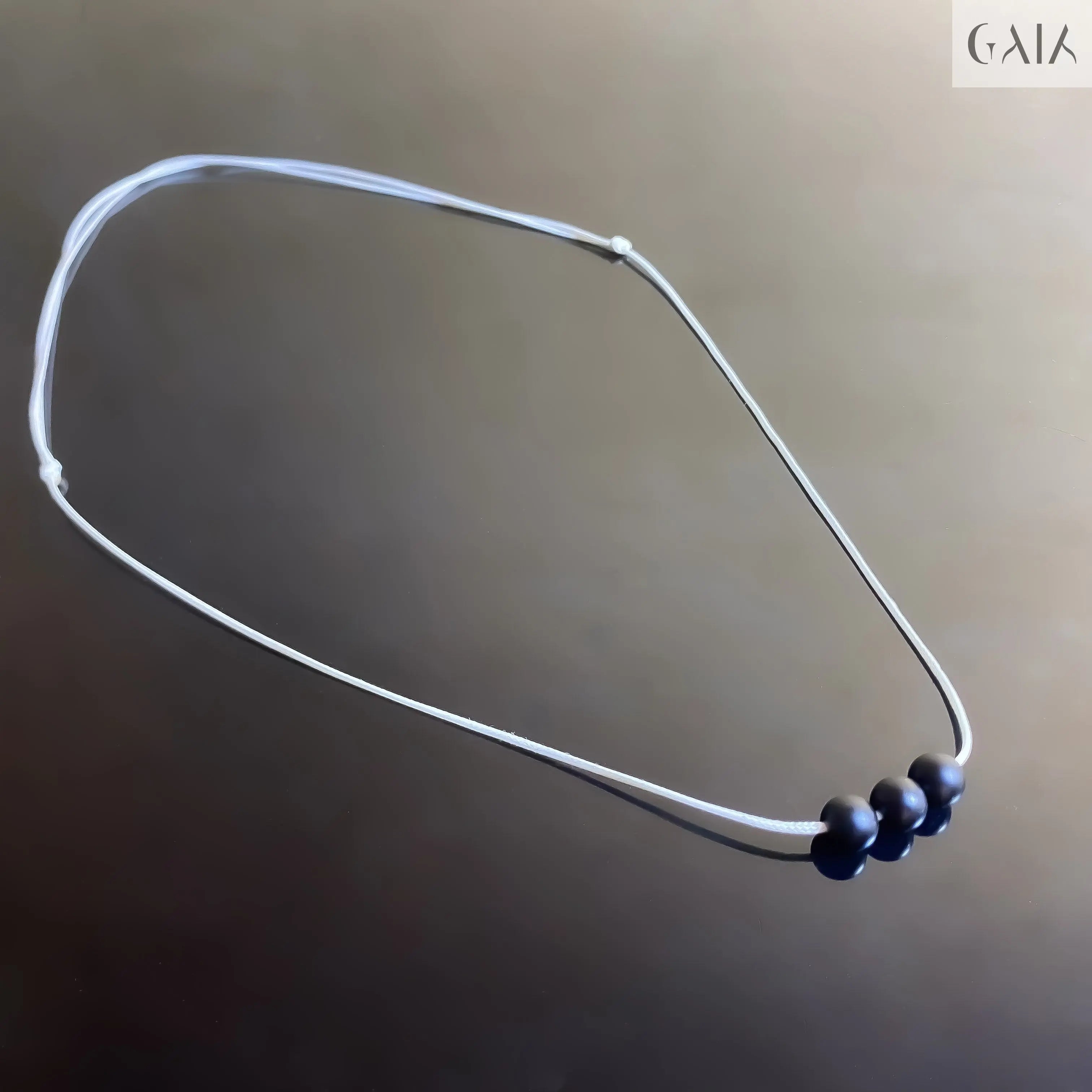 Karma 2.0 Necklace (White&Agate) - GAIA Global
