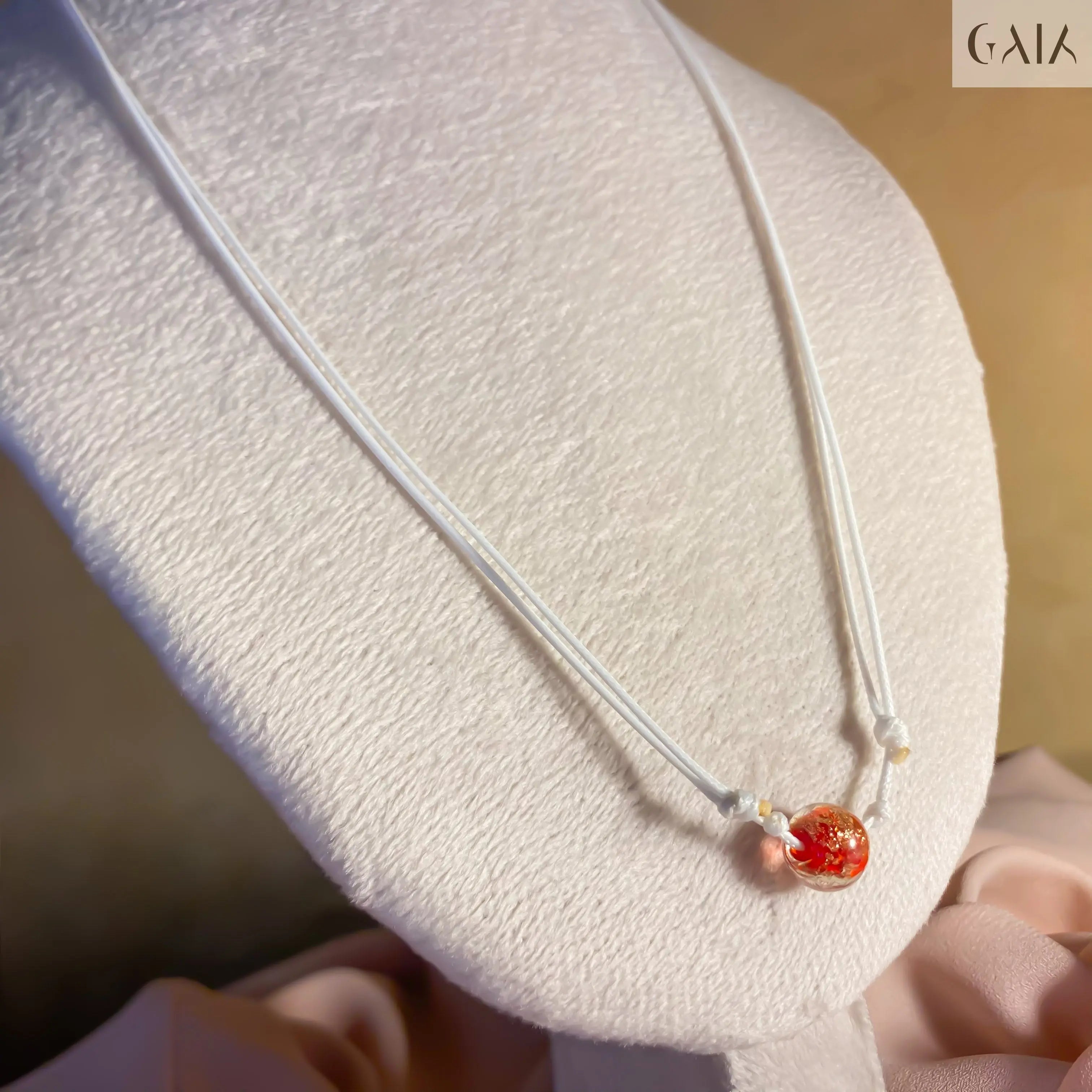 Karma Necklace (White&Luminous) - GAIA Global